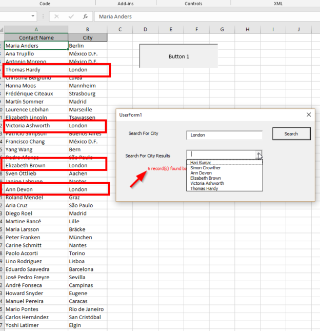 Have Excel Vba Find A Value Based On A Userform Entry Excel Excel Hot Sex Picture 7187