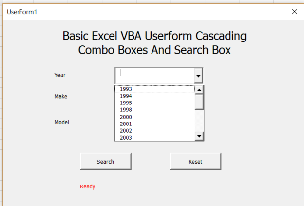 How To Set Up Cascading Combo Boxes On An Excel Vba Userform The Best Sexiezpix Web Porn 7417