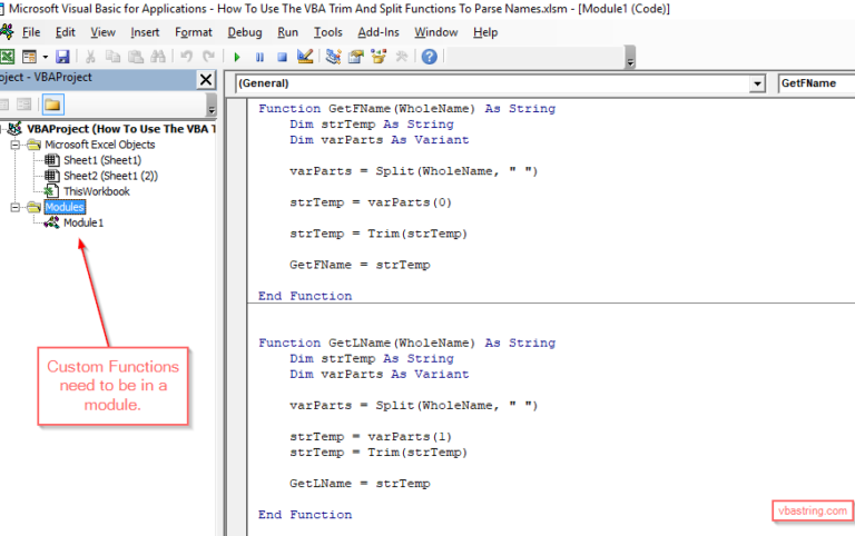 how-to-use-the-vba-trim-and-split-functions-to-parse-names-the-best-free-excel-vba-tutorials